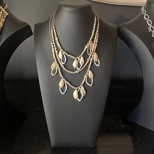 #0100.   Chico's Gold Chain Necklace